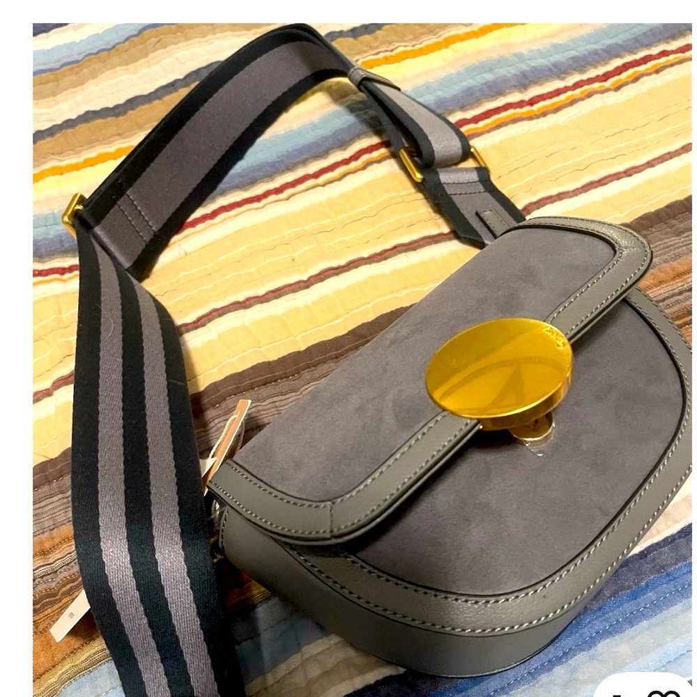 Lottie suede crossbody purse